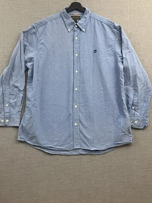 Camisa Timberland De Colección Para Hombres XXL/TTG Abotonada Denim Manga Larga Foto 1 de 4
