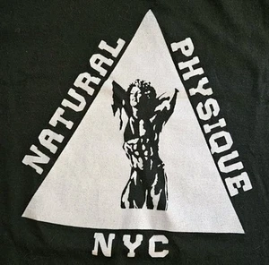 Vintage 90s NYC Natural Physique Body Building T-Shirt Gym Workout XL - Bild 1 von 7