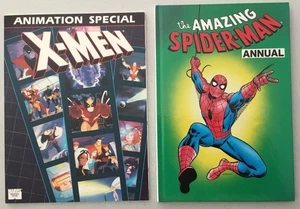 Spider-Man UK Annual 1991 X-Men Animated Graphic Novel Lot Hobgoblin Wolverine - Bild 1 von 5