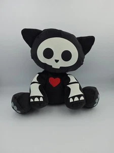 Skelanimals Kit The Cat Plush Glow In The Dark Coffin Box 2009 Halloween Rare - Picture 1 of 7
