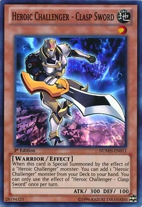 Heroic Challenger - Clasp Sword - NUMH-EN011 - Super Rare - 1st Edition - Heavil - Picture 1 of 1