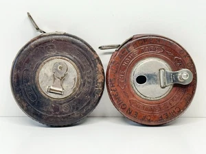 US Army Corps of Engineers 1908 Keuffel Esser The Home Tape Measure 50Ft + Roe - Picture 1 of 15