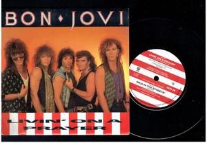 BON JOVI LIVIN' ON A PRAYER 7 INCH VINYL SINGLE 1986 - Imagen 1 de 1
