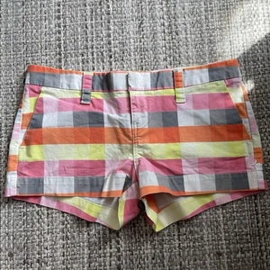 Hurley Junior Girls Size 7 Board Shorts Skater Casual Mid Rise Stretch Zip Chino - Picture 1 of 7