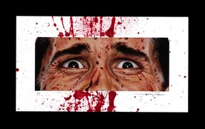 Jason Edmiston EWAF Patrick Bateman American Psycho - PP insanguinato impreziosito a mano - Foto 1 di 1