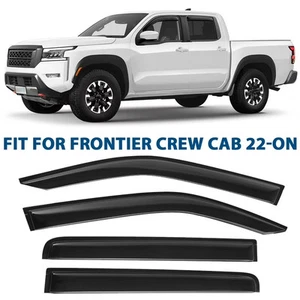 For Nissan Frontier Crew Cab 2022-2025 Window Vent Visors Rain Guards -US - Bild 1 von 14