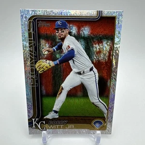 2025 Topps Series 1 Bobby Witt Jr Sandglitter Parallel #100 KC Royals NM-Mint! - Picture 1 of 10