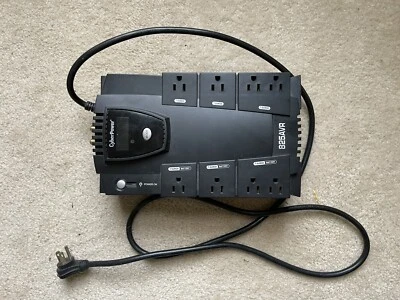CyberPower CP825AVR LCD UPS System 825VA/450W 8 Outlets 825AVR - No Battery - Image 1 of 4