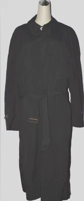 TRINCHERA NEWPORT HARBOR HOMBRE VINTAGE AÑOS 80 90 40 R GRANDE NEGRA AISLADA Foto 1 de 4