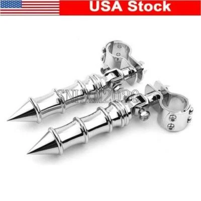 Abrazaderas de estriberas de motocicleta para Yamaha Road Star XV 1600 1700 Silverado Midnight Foto 1 de 3