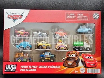 DISNEY PIXAR CARS MINI RACERS MATO IVY ERIN 10 PACK SHIP $15+ - Image 1 of 2