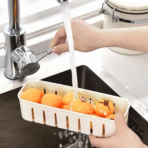 Vegetable Storage Container Compartment Drain Freshness Keeping Drain Box Long - Picture 1 of 18
