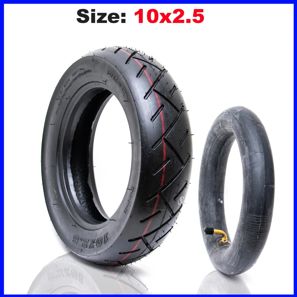 10x2.5 10x2.50 Scooter Tire & Tube fit Apollo Inokim Zero Electric Scooter