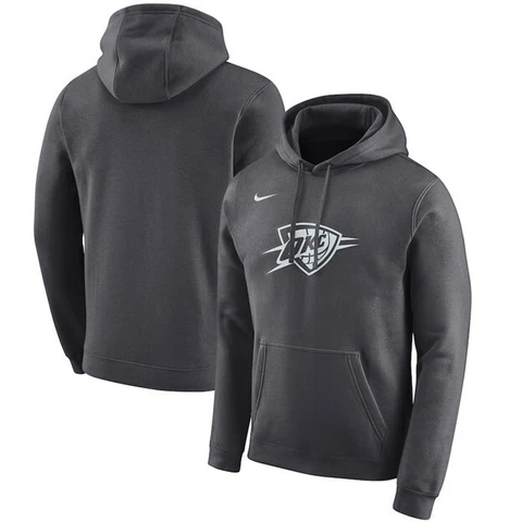 Oklahoma City Thunder Mens Nike City Edition Club Pullover Hoodie - XXL & L  NWT Cover