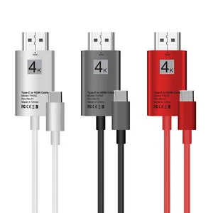 Adaptador de cable HDTV TV tipo C a HDMI para Huawei P20 P30 Pro Samsung S8 S9 S10+ - Imagen 1 de 19