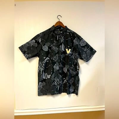 Men’s Colosseum Black Vanderbilt Commodores “The Dude” Camp Shirt – Size L, NWT - Image 1 of 4