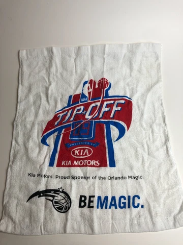 Orlando Magic Cheer Towel Size 17" x 14" Game Day Basketball Player Kia Tip Off Cover