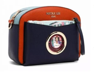 Bolso bandolera marrón Nicole Lee cameo - Imagen 1 de 2