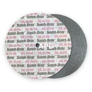 Lote de 1 Rueda Unificada 3M Scotch-Brite 8"x1/4"x1/2" 2S Fine EXL XL-UW 15827 - Imagen 1 de 1