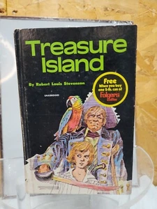 Vintage Treasure Island By Robert Louis Stevenson Folgers Premium 1971 Edition - Picture 1 of 7
