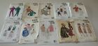 Lot of 10 Vintage Womens Clothing Kwik Sew Sewing Patterns Pattern used