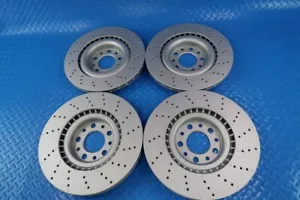 Rotores de freno delantero y trasero Alfa Romeo Stelvio perforado actualización TopEuro #11337 - Imagen 1 de 5