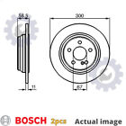 2X New Brake Disc For Mercedes Benz S Class W220 M 112 922 M 112 972 Bosch 50271