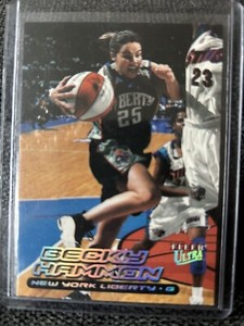 2000 Fleer Ultra WNBA #21 Becky Hammon Rookie Card RC New York Liberty HOF