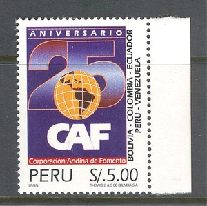 PERÚ 1995, ANDES DEVELOPMENT CORPORATION - 25 ANIVERSARIO, Scott 1111, montado sin montar o nunca montado - Imagen 1 de 1