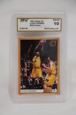 1993 Classic C# Chris Webber #PR2 Promo - Mint GEM-MT 10 - 30085