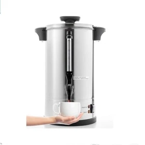 SYBO Commercial Coffee Maker Urn 50+ Cup Stainless Electric Percolator NEW! - Picture 1 of 20