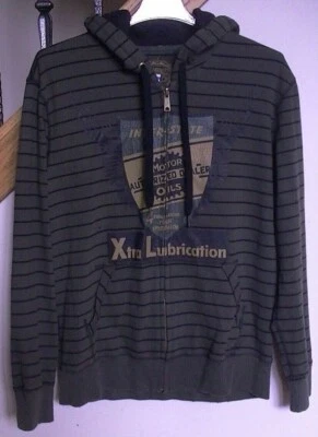 Sudadera con capucha gráfica con cremallera completa American Rag CIE Foto 1 de 3