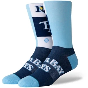 NWT Men's Tampa Bay Rays Stance Pop Fly Logo Crew Socks L 9-12 - Imagen 1 de 2
