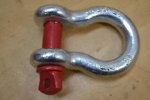 New 7/8" WLL6½T Screw Pin Clevis Shackel 6½ Ton Capacity - Picture 1 of 4