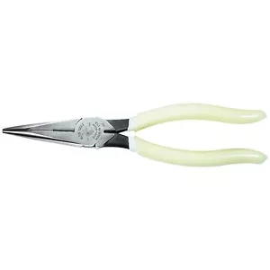 Klein Tools D203-8-GLW Zange, Nadel Nase Seitenschneider, hohe Sichtbarkeit, 8 Zoll - Bild 1 von 7