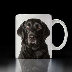 Labrador Black Older Dog Mug / 11oz / Dishwasher & Microwave Safe / AAA* Quality - Picture 1 of 2