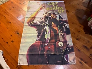PRE OWNED. 5x3 ft AUS SELLER Bob Marley concert poster man-cave banner GET UP - Picture 1 of 9
