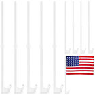 10 Pcs Flag Holder Car Pole Window Mount Flagpole Stand Accessories for