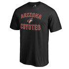 Men's Black Arizona Coyotes Victory Arch T-Shirt