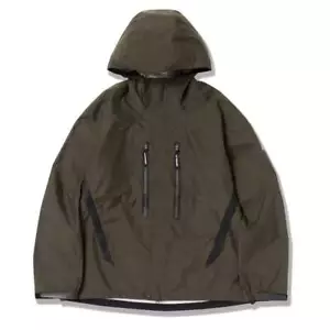 And Wander Womens 2.5L Hiker Rain Jacket Dark Khaki - Picture 1 of 4