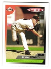2005 Topps Total San Francisco Giants Baseball Card #192 Brett Tomko