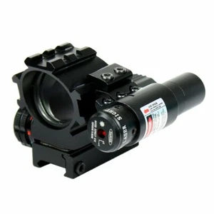 Holographic Red / Green 4 Reticles Reflex Dot Scope + Laser Scope Combo - Picture 1 of 7