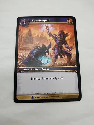Counterspell Wow TCG Azeroth Rare 51/361 - Image 1 of 4