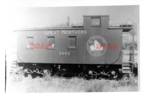 25A841 2NDGEN RP 1949/70s GREAT NORTHERN RAILROAD CABOOSE #X552 HIBBING MN - Picture 1 of 1