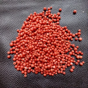 Mediterranean Natural Coral Undyed Beads-Red Coral Round Beads Loose Gemstone. - Picture 1 of 4