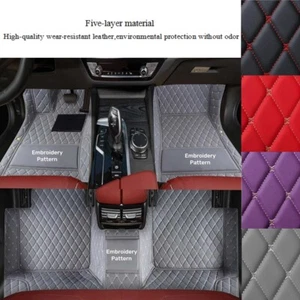 For Audi A7 A8 e-tron Car Floor Mats Luxury Waterproof Liners Carpets Auto Pads - Picture 1 of 28