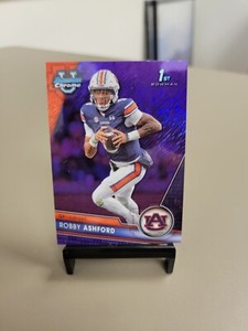 2023 Bowman Chrome University 1st Robby Ashford Purple Shimmer #28 Auburn 