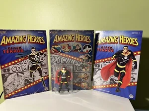 Black Terror Amazing Heroes by Mike Allred figure Comes With 3 Backer Cards MOC - Picture 1 of 1