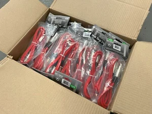 40 x Cables de conexión/micrófono IMG Stageline MEC-100/RT XLR 1m (rojo) - Imagen 1 de 4