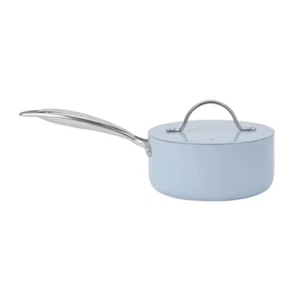16cm Ceramic Non-Stick Saucepan Cookware Dishwasher safe - Blue - Picture 1 of 6
